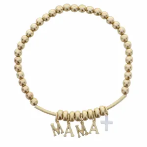 Mama Cross Bracelet