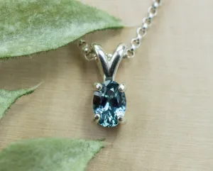 Montana Sapphire Pendant; Genuine USA Sapphire