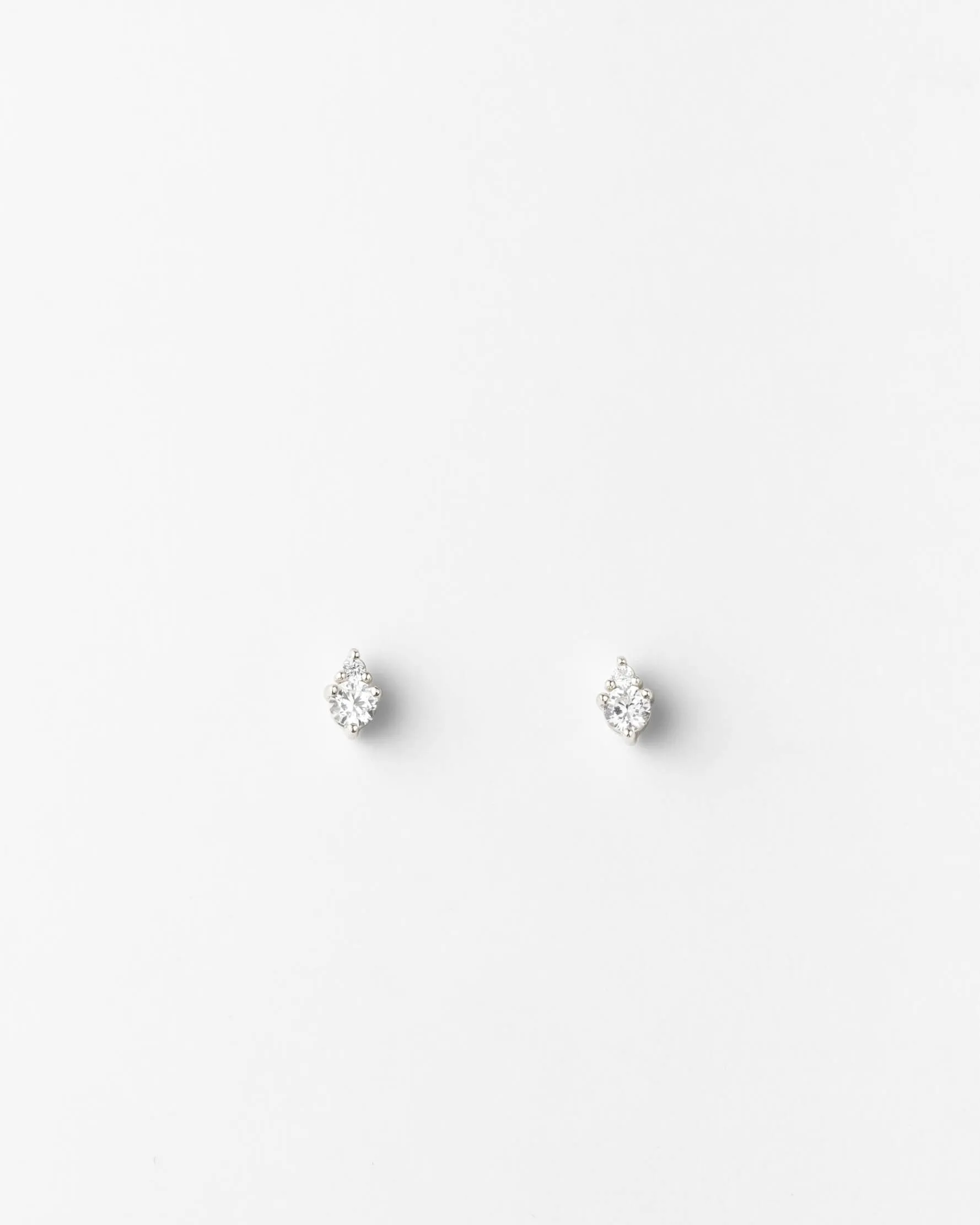 Morningstar White Sapphire Studs