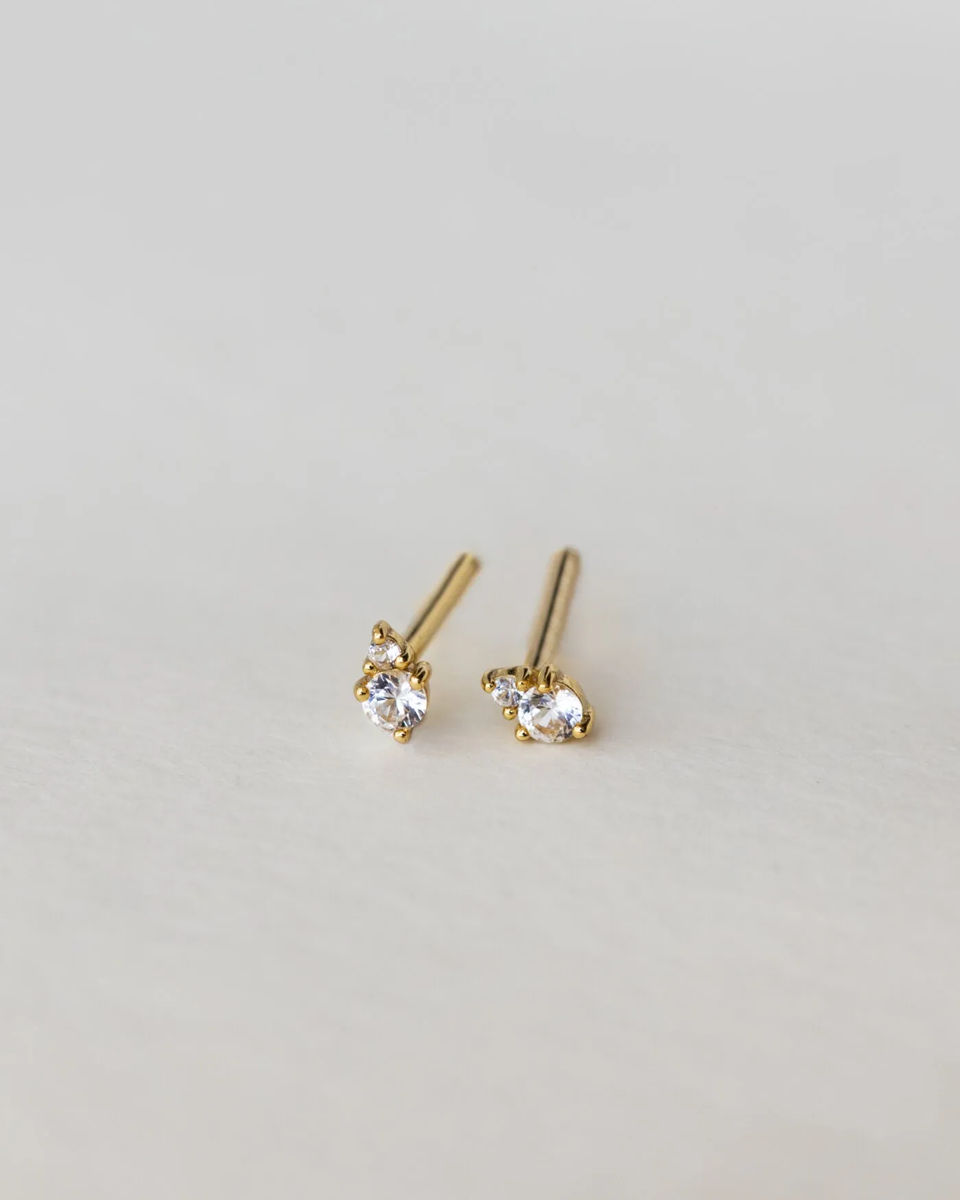 Morningstar White Sapphire Studs