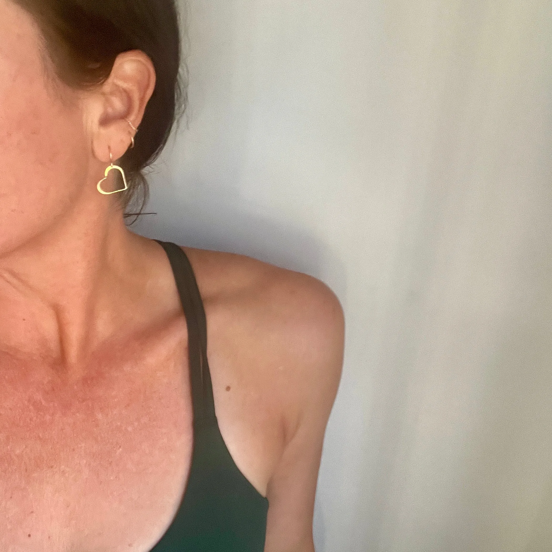 Open Heart earrings