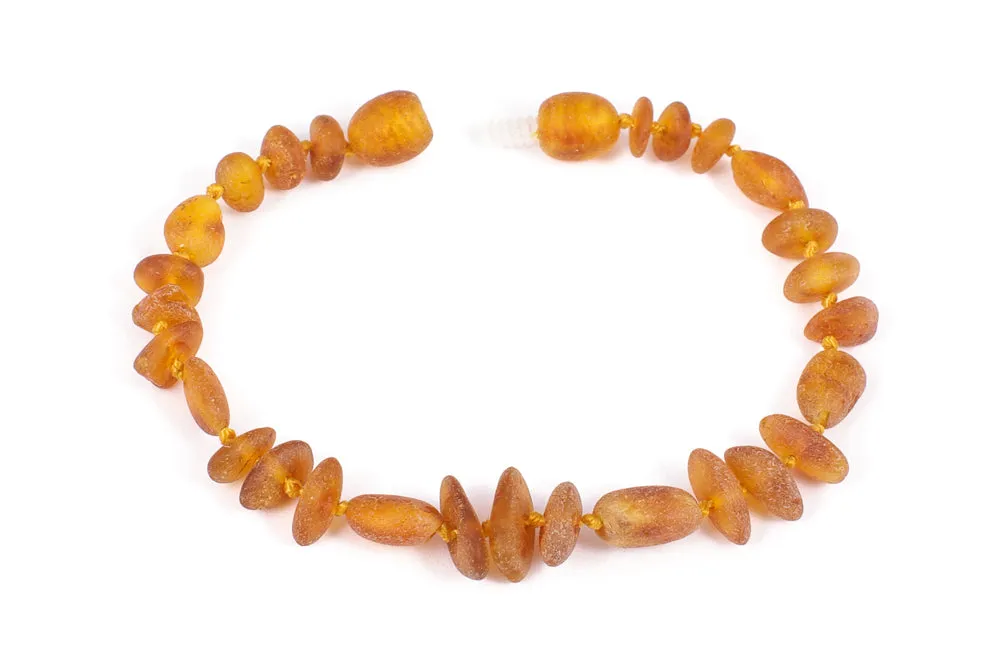 Premium Raw Baltic Amber Necklace & Bracelet For Children / Extra Safe