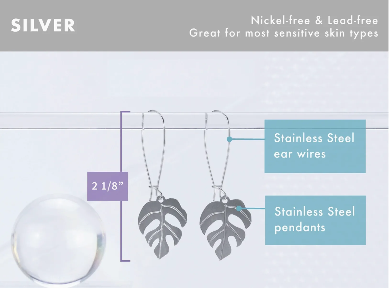 Raphidophora Tetrasperma Leaf Earrings