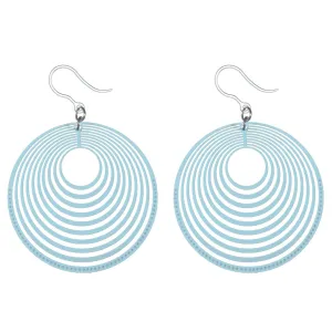 Stacked Hanging Hoop Dangles Hypoallergenic Earrings for Sensitive Ears Made with Plastic Posts