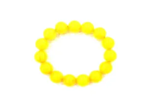 Synthetic Amber Wheat Bracelet 14Mm