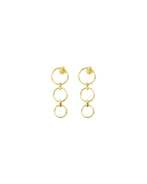Triple Ring Earring