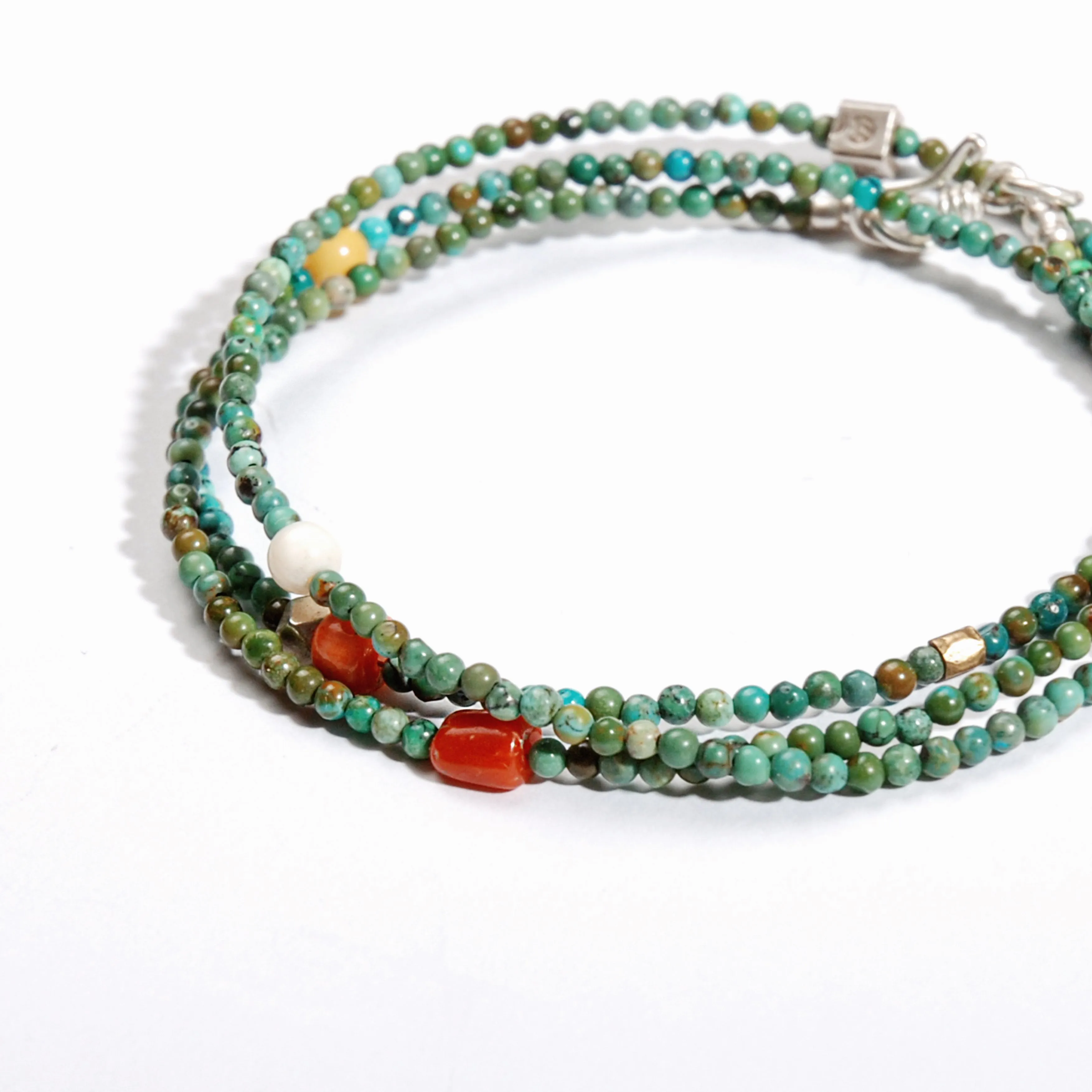 Turquoise Three-Circle Bracelet