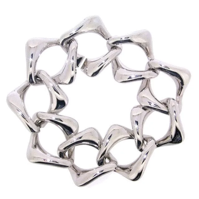 Yves Saint Laurent Bracelet Sterling Silver YSL