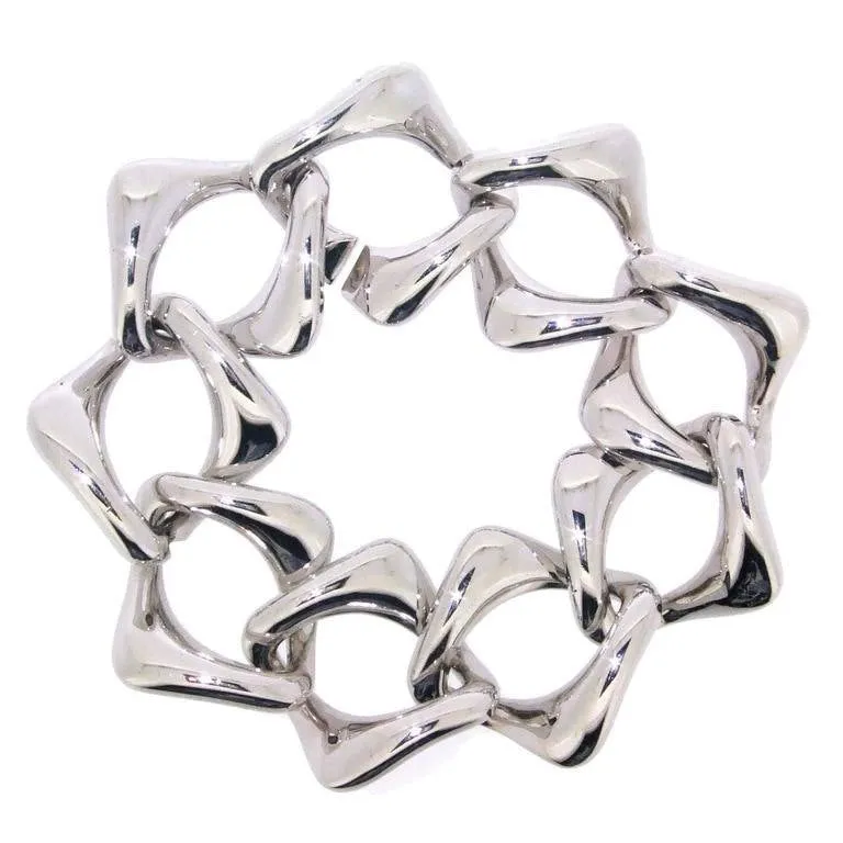 Yves Saint Laurent Bracelet Sterling Silver YSL